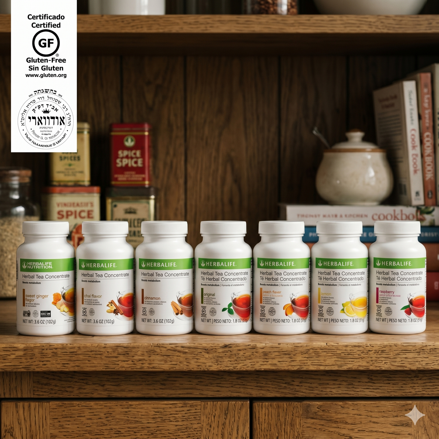 Herbalife Tea Full Set Flavor Pack 7 Different Flavors