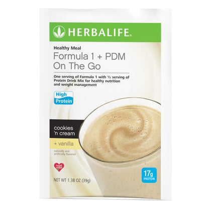 Formula 1 + PDM On The Go: 17g of Protein 7 Packets